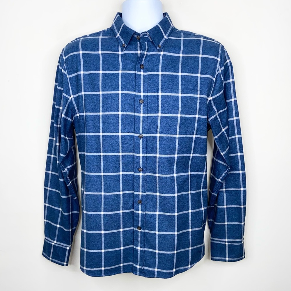 [Banana Republic] Men’s Ultra-soft Untucked Slim Fit Flannel Shirt 40inch chest